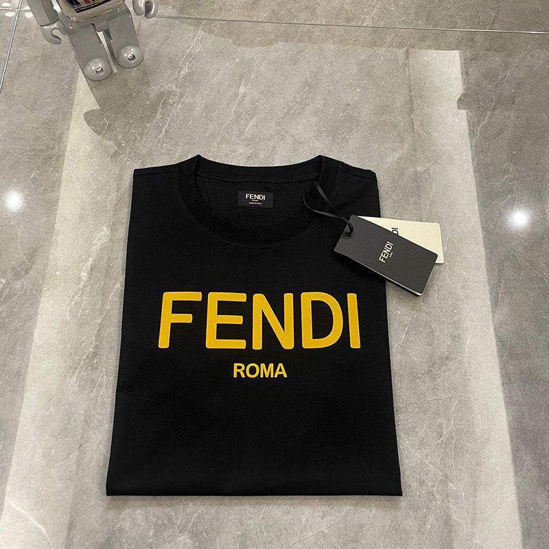 入手困難 フェンディ◆クルーネックロゴジャージーTシャツ fev16119激安送料無料
