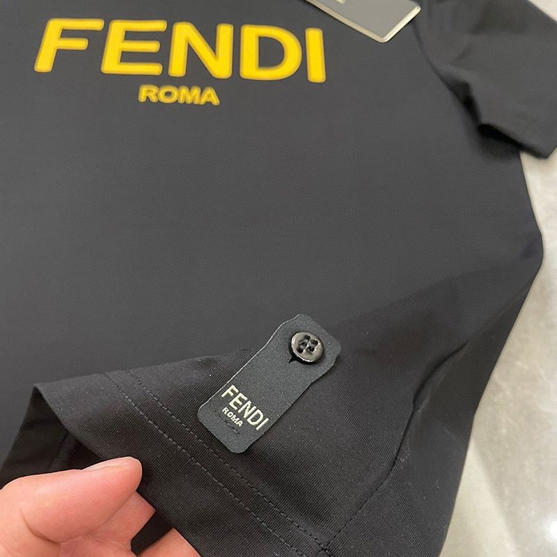 入手困難 フェンディ◆クルーネックロゴジャージーTシャツ fev16119最高級