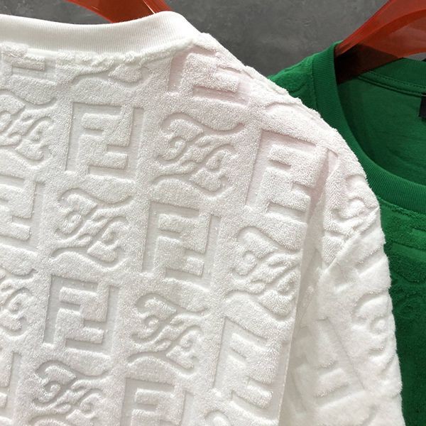 人気No1☆関税込☆フェンディ FFロゴ モノグラム ブラック Tシャツ コピー 3色 few32608N級品