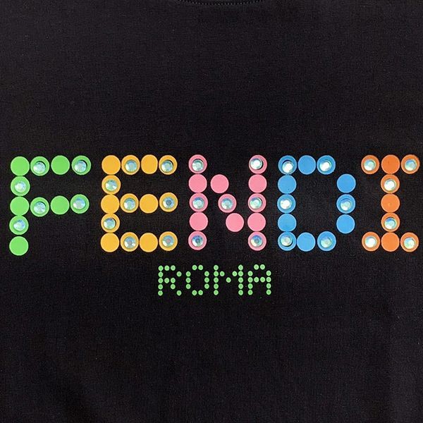大人気!!新色 フェンディ◆クルーネックロゴジャージー コピーTシャツ fez81956人気