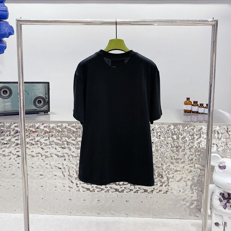希少色☆グッチ ロゴ コットンTシャツ スーパーコピー バックフラワーアップリケ gua22340高い品質