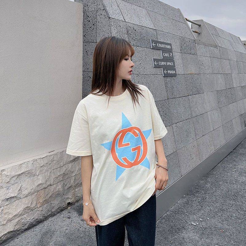 希少色グッチ ロゴ コットン Tシャツ スーパーコピー gua31499最高級