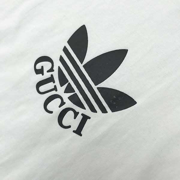 ☆超人気☆アディダス×グッチ コットンジャージー Tシャツ 偽物 gua47710高い品質