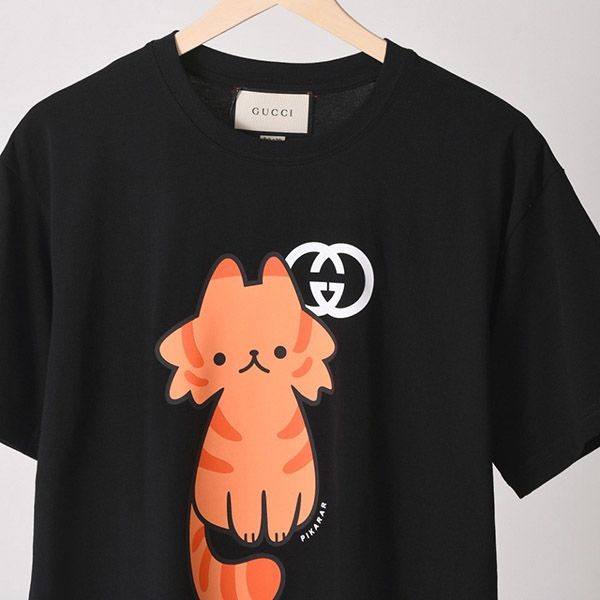 目を惹くカラー グッチ プリント コットン Tシャツ スーパーコピー gua50728激安送料無料