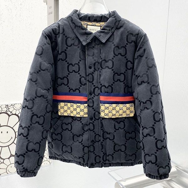 グッチ ジャンボGGキャンバス ダウンジャケット コピー guc43329