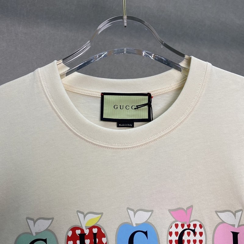 人気No1 グッチ コットン Tシャツ コピー半袖 ロゴ gud69063通販