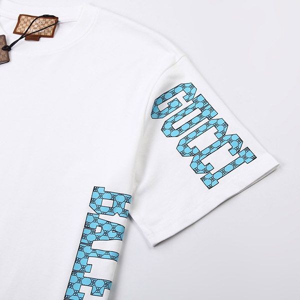 人気No1グッチ バレンシアガ コピー ロゴ ホワイト Tシャツ gue27260最高級