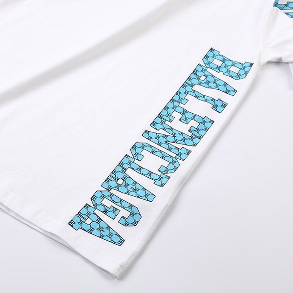 人気No1グッチ バレンシアガ コピー ロゴ ホワイト Tシャツ gue27260N級品