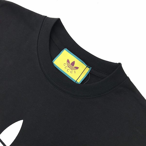 争奪戦アディダス×グッチ 偽物 コットンジャージー Tシャツ gue86773激安送料無料