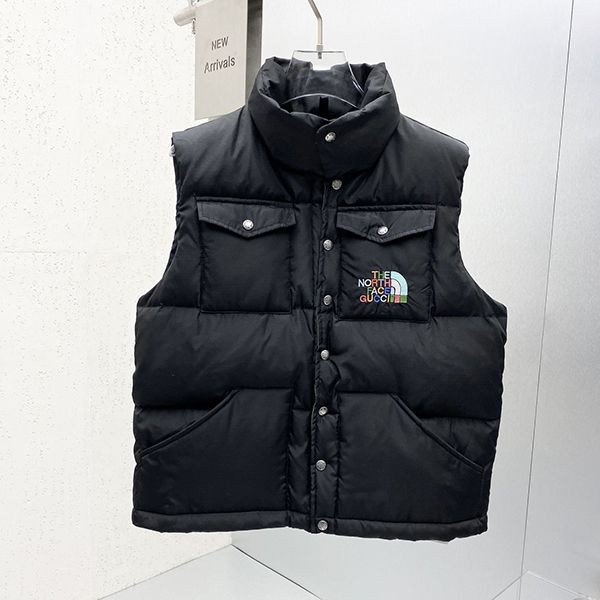 最安値挑戦コラボ♪ ノースフェイス グッチ 偽物 ダウンベスト gue87599