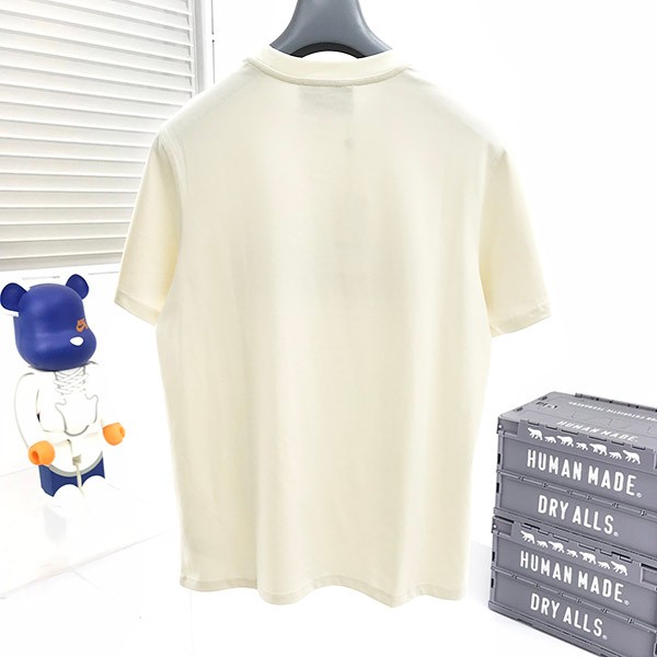 グッチ ホワイト Tシャツ 偽物 コットン 2色 guf64851100%安全に到着
