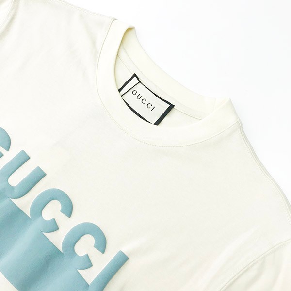 グッチ ホワイト Tシャツ 偽物 コットン 2色 guf64851激安通販サイト