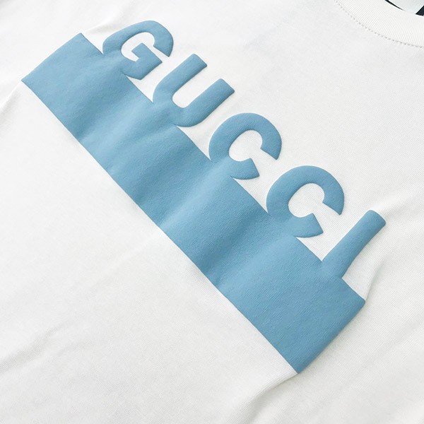 グッチ ホワイト Tシャツ 偽物 コットン 2色 guf64851
