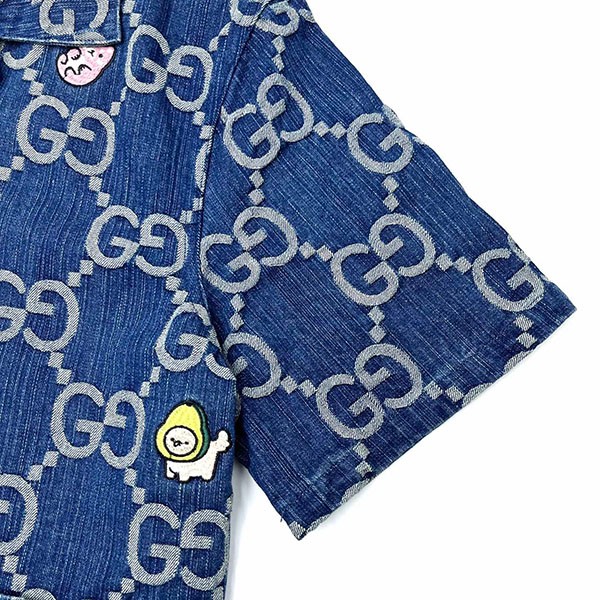 グッチ GG デニム 偽物 ジャケット Tシャツ gug22124人気