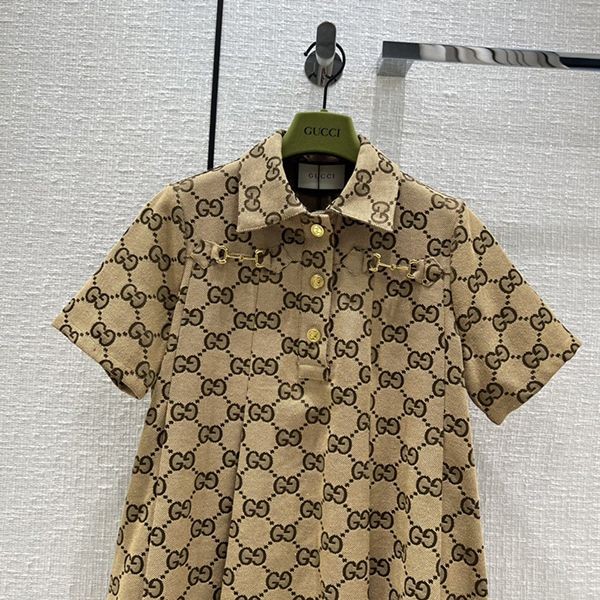 目を惹くカラー グッチ ラメ ツイード ミニワンピース 半袖 スーパーコピー gug57115通販