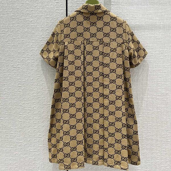 目を惹くカラー グッチ ラメ ツイード ミニワンピース 半袖 スーパーコピー gug57115人気