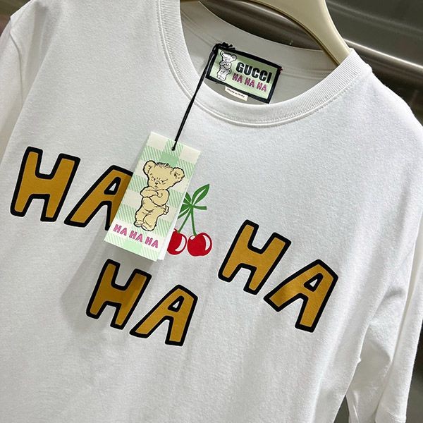 売上総額１位！グッチ さくらんぼ コットン Tシャツ コピー gug98874激安送料無料