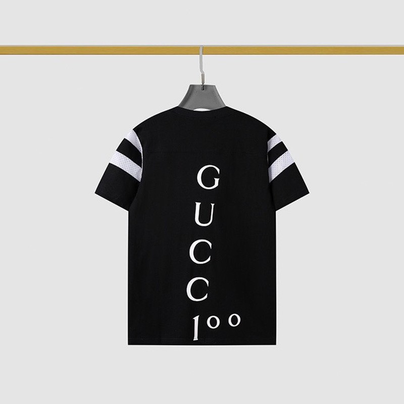 超希少！グッチ100周年 Tシャツ 偽物 トップス GG ロゴ guh90924人気