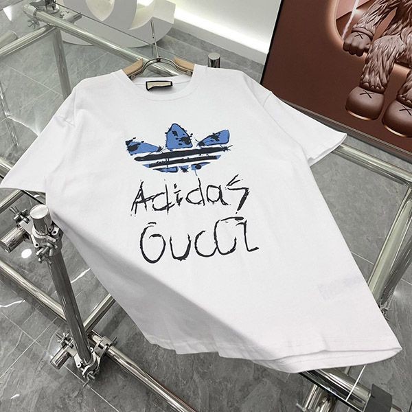 送料込 adidas x グッチ コットン Tシャツ スーパーコピー gui13594激安送料無料