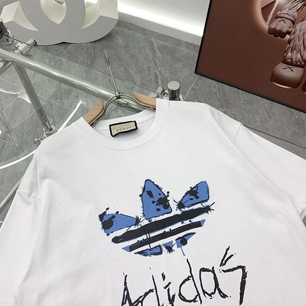 送料込 adidas x グッチ コットン Tシャツ スーパーコピー gui13594高い品質