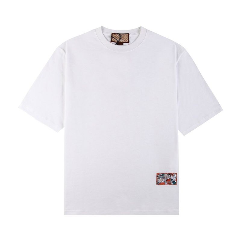 追跡付き発送バレンシアガ×グッチ コピー ホワイト ロゴ Tシャツ guj97303