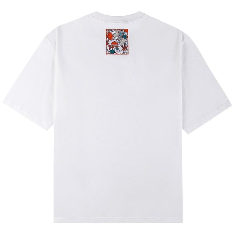 追跡付き発送バレンシアガ×グッチ コピー ホワイト ロゴ Tシャツ guj97303通販