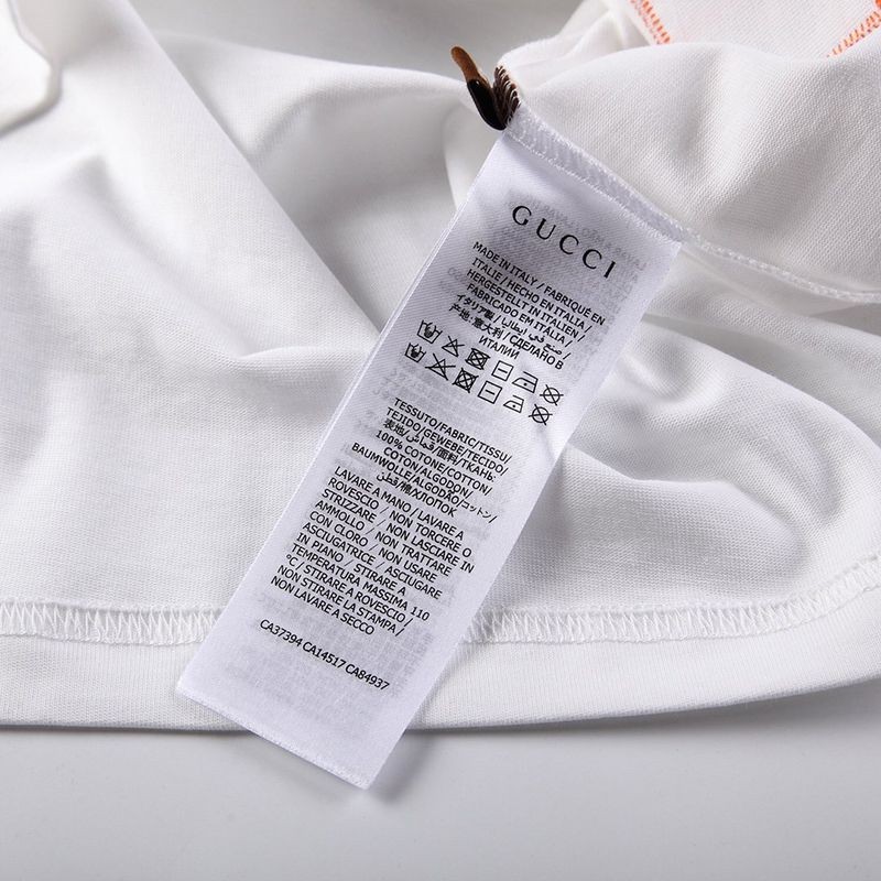 追跡付き発送バレンシアガ×グッチ コピー ホワイト ロゴ Tシャツ guj97303代引きを販売