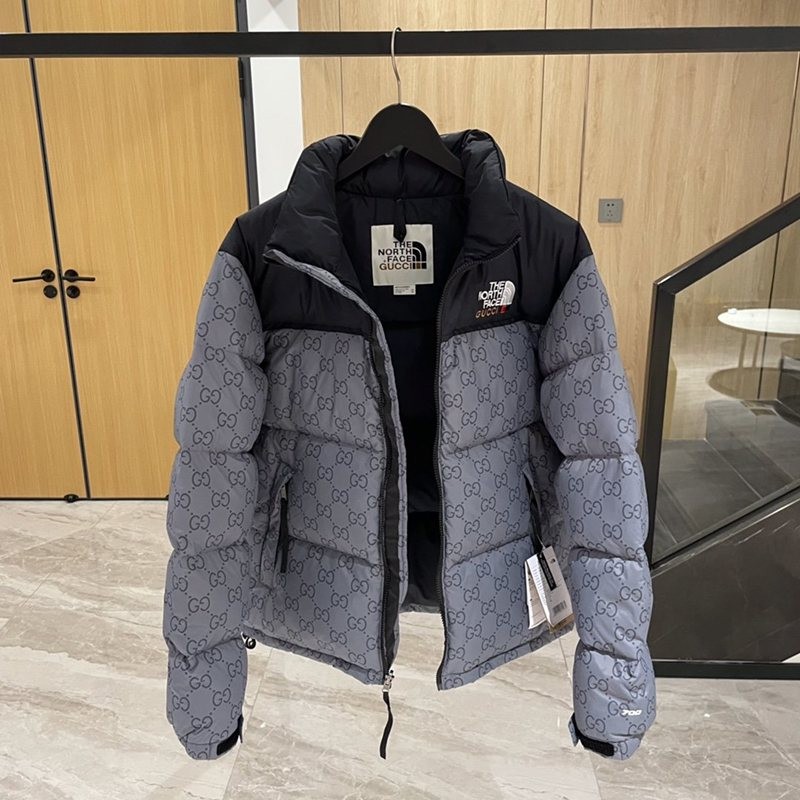 21AW新作 グッチ×ノースフェイス ウォーターリペラント ダウンジャケット guk03217N級品