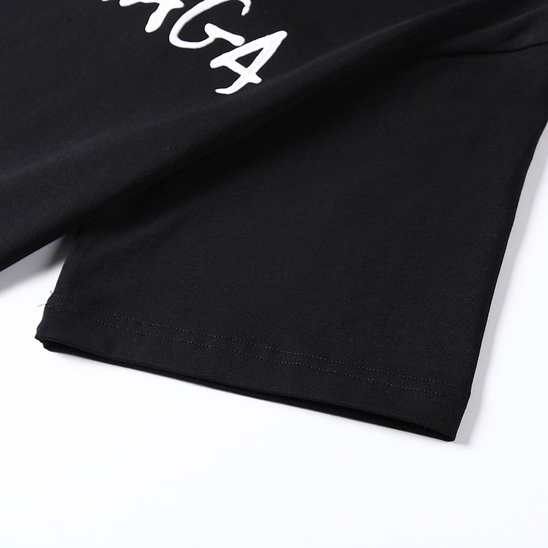 完売必至グッチ×バレンシアガ ロゴ Tシャツ コピー ブラック guk71454N級品