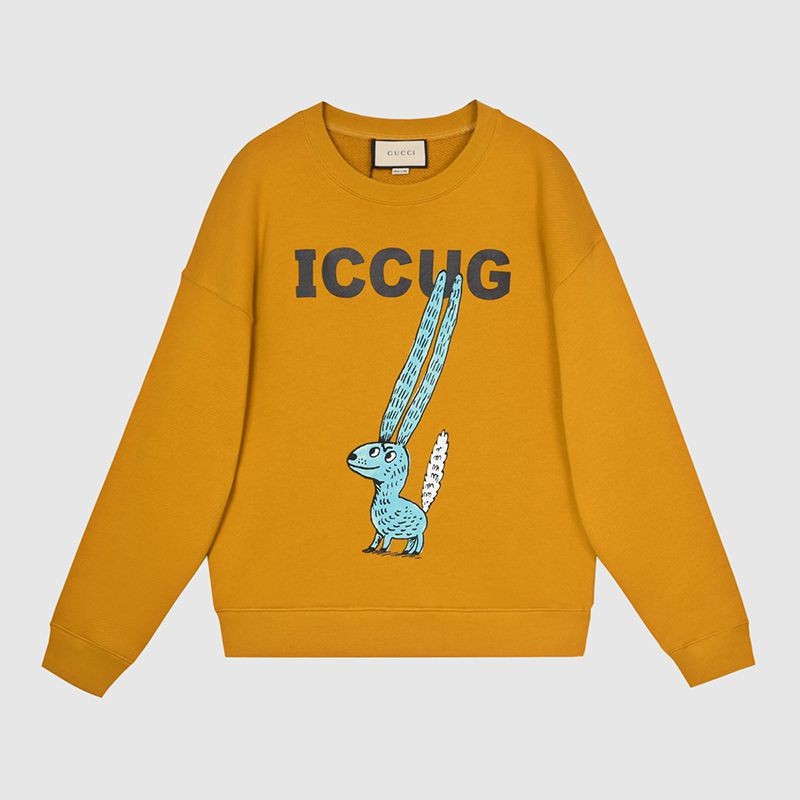 【日本未発売】グッチ コピーフレイヤ ハルタス “ICCUG” アニマルプリント パーカー gul33720