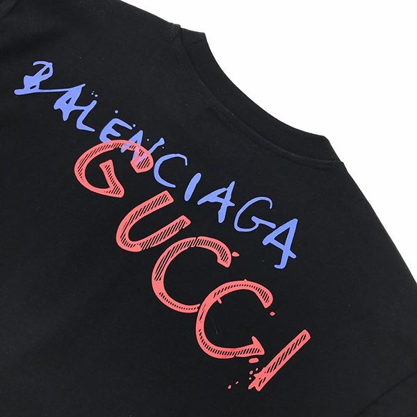 希少色バレンシアガ グッチ コピー Tシャツ メンズ gum55413人気