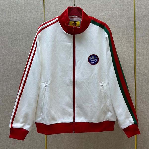 人気急上昇 adidas x グッチ ヴィスコース ジップアップジャケット偽物 gun13720通販