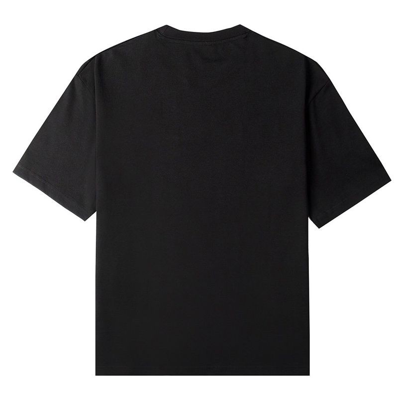 目を惹くカラーグッチ×バレンシアガ 心臓ロゴ Tシャツ コピー ブラック gun82569通販