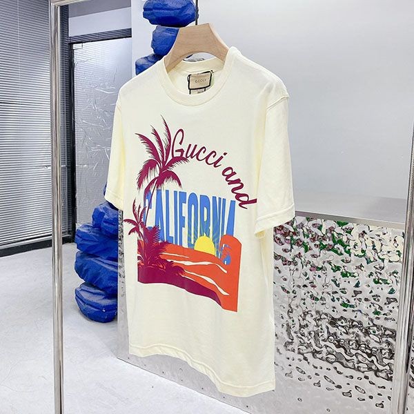 争奪戦 グッチ コットンジャージー Tシャツ スーパーコピー gup75927激安送料無料