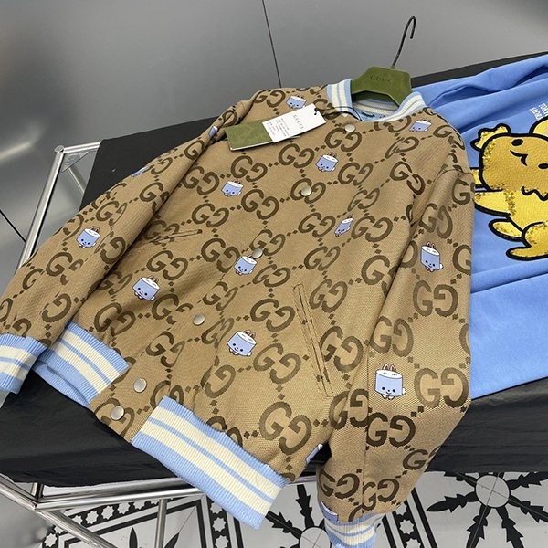 人気No1 グッチ コラボ ジャケット ベースボールジャージ コピー gup84014高い品質