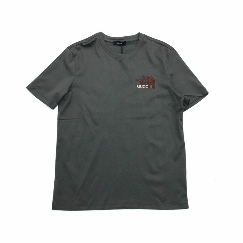 セール新作グッチ x ノースフェイス コラボ 半袖Tシャツ スーパーコピー guq84892通販