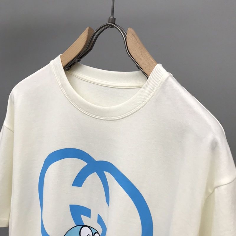 大人気！グッチxドラえもん コピー★コラボ★オーバーサイズ Tシャツ gur56176高い品質