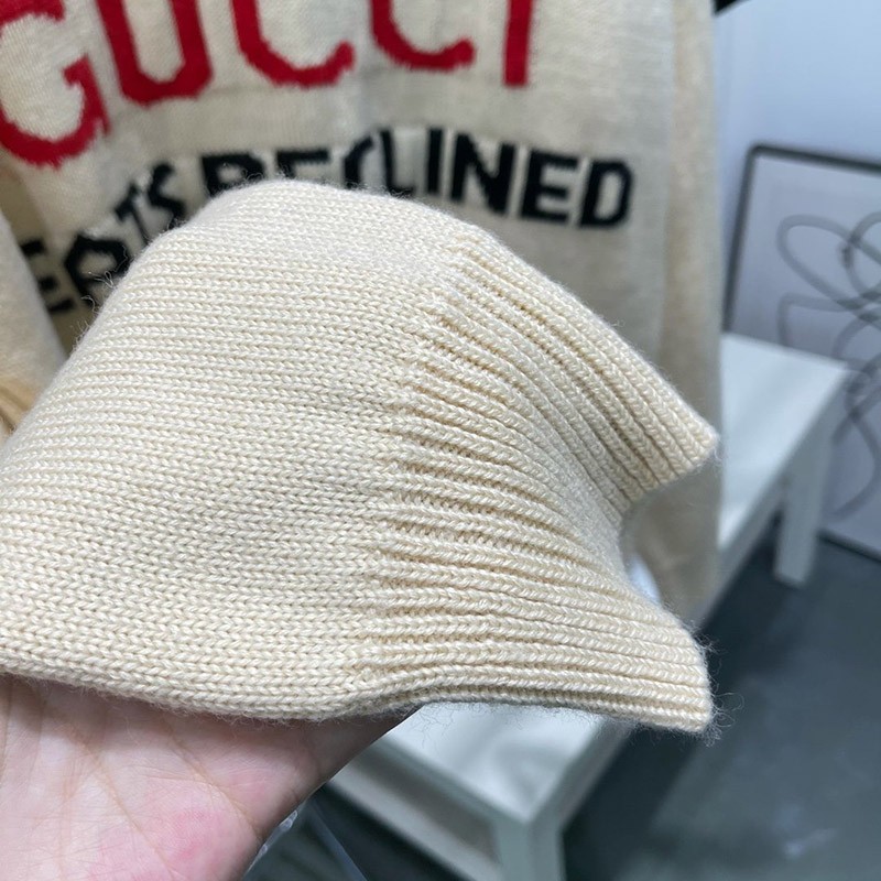 目を惹くカラー グッチ 100周年 セーター ウール 偽物 トップス ロゴ プレタ gur83620N級品