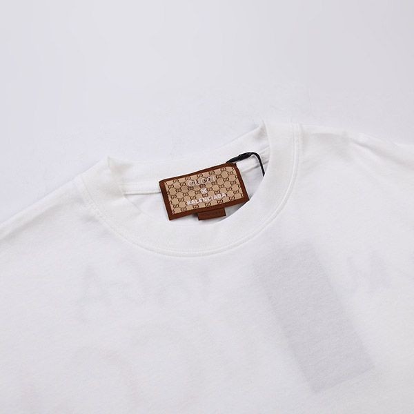 稀少グッチ バレンシアガ コラボ ロゴ ホワイトTシャツ 偽物 gut01192激安送料無料