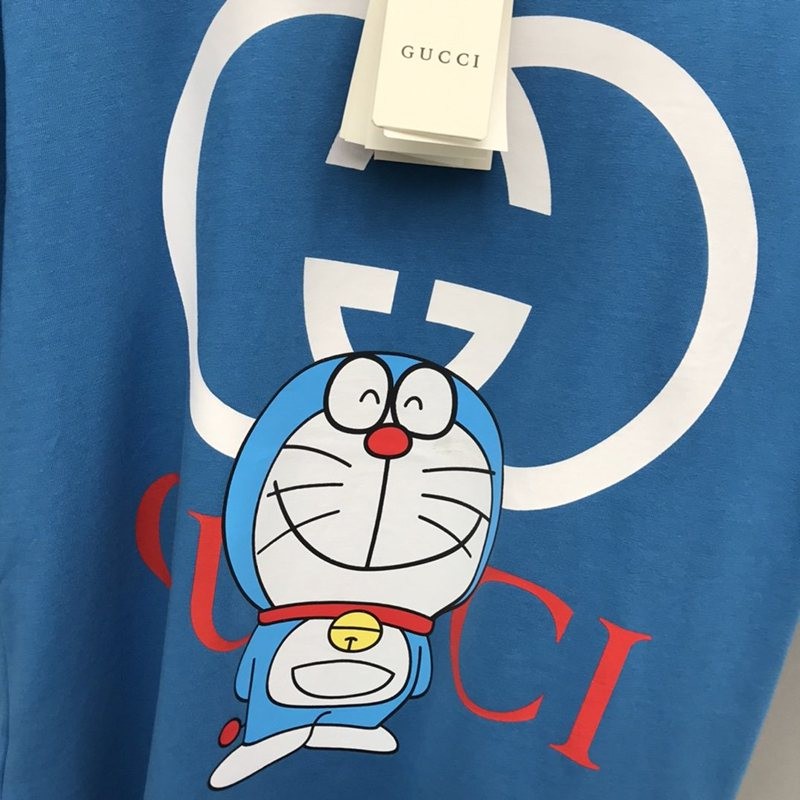 世界中で大人気♪グッチxドラえもん 偽物★コラボ★オーバーサイズ Tシャツ gut14628人気