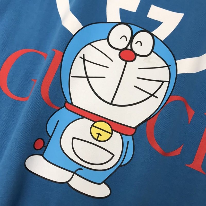 世界中で大人気♪グッチxドラえもん 偽物★コラボ★オーバーサイズ Tシャツ gut14628品質保証