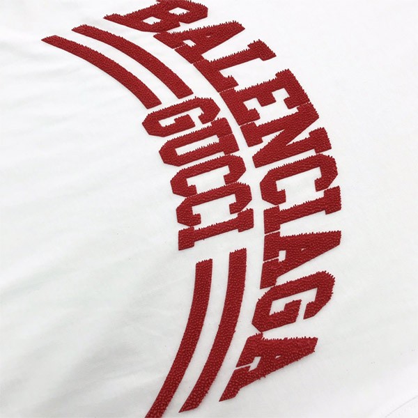 日本未入荷グッチ x バレンシアガ 偽物 コラボ 半袖Tシャツ gut50956高い品質