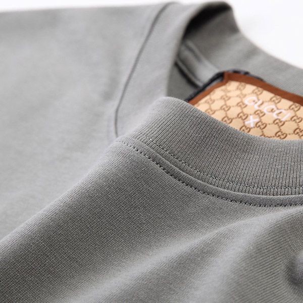 送料込グッチ バレンシアガ コラボ ロゴ グレーTシャツ スーパーコピー gut65335激安送料無料
