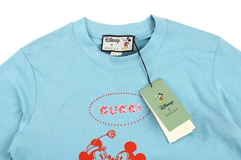 可愛い グッチ コットン Tシャツ スーパーコピー 半袖 ロゴ guu05223激安送料無料