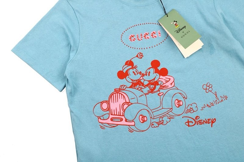 可愛い グッチ コットン Tシャツ スーパーコピー 半袖 ロゴ guu05223最高級