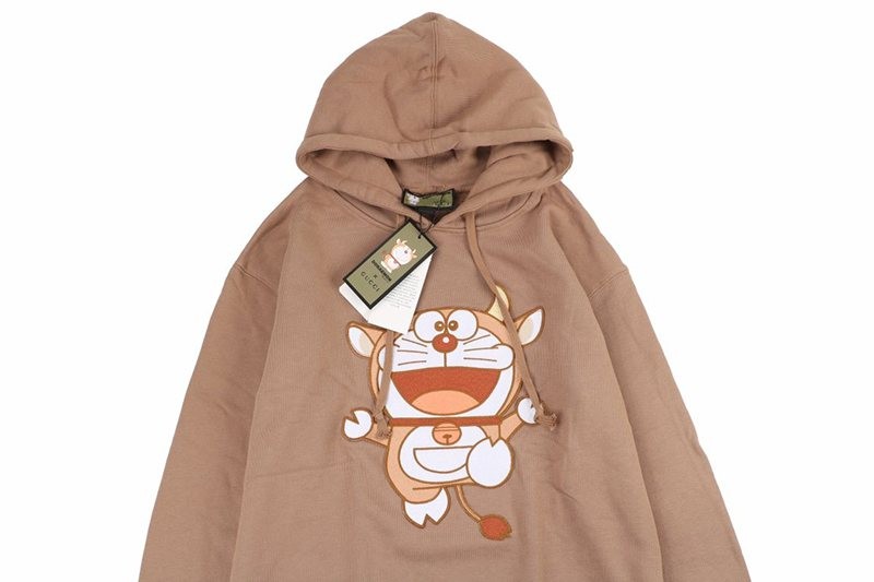 争奪戦 ドラえもん X グッチ 偽物 フード付きスウェットシャツ guu26925通販