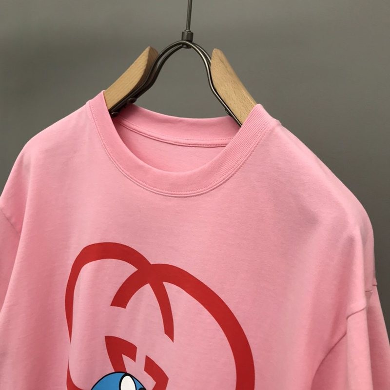 可愛い グッチxドラえもん コピー★コラボ★オーバーサイズ Tシャツ guu30014高い品質