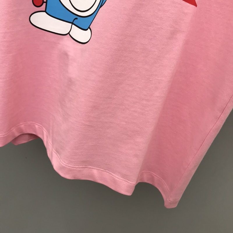 可愛い グッチxドラえもん コピー★コラボ★オーバーサイズ Tシャツ guu30014最高級