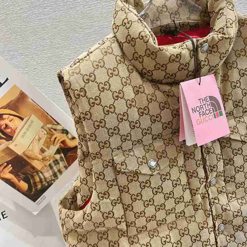 世界中で大人気♪グッチ ノースフェイス ダウンベスト 偽物 guu73580通販