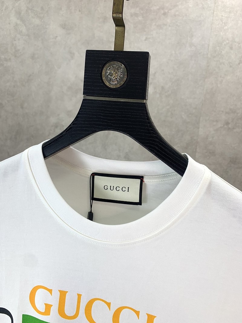 可愛い グッチ コットン Tシャツ 半袖 スーパーコピーロゴ guv10858激安送料無料